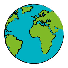 Fototapeta na wymiar world planet earth icon vector illustration design