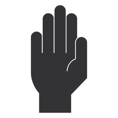 hand human isolated icon vector illustration design