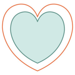 heart love isolated icon vector illustration design