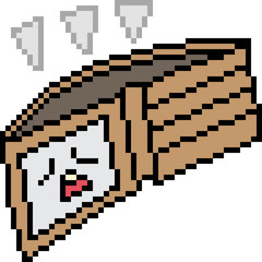Obraz premium vector pixel art wallet empty