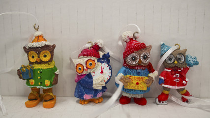 Christmas decoration. Christmas deer. Christmas card. 2018