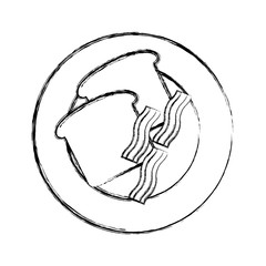 bacon stripes icon image