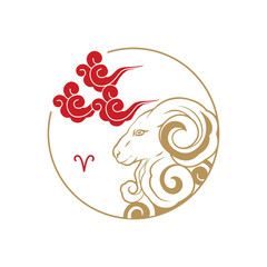 Sign of Zodiac. Aries.