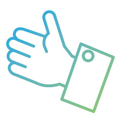 hand receiving isolated icon vector illustration design