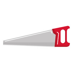 handsaw tool isolated icon vector illustration design
