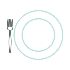 dish and fork icon