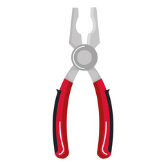 pliers tool isolated icon vector illustration design