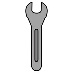 wrench key isolated icon vector illustration design