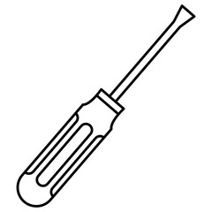 screwdriver tool isolated icon vector illustration design