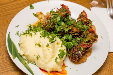 Georgian dish Chahokhbili