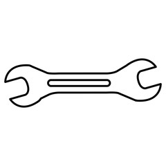 wrench key isolated icon vector illustration design