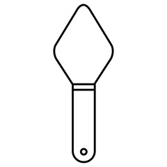 spatula tool isolated icon vector illustration design