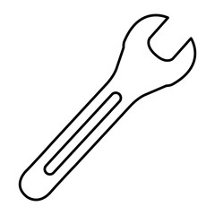 wrench key isolated icon vector illustration design