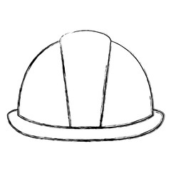 helmet construction isolated icon vector illustration design