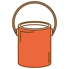 paint pot isolated icon vector illustration design