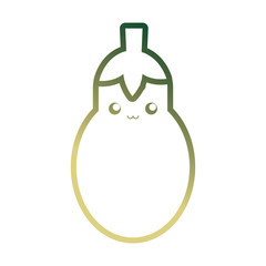 kawaii vegetables design concept