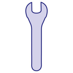 wrench key isolated icon vector illustration design