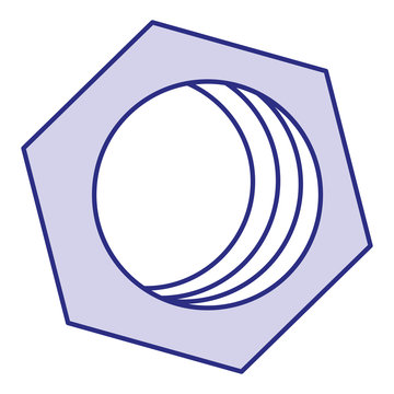 hexagonal nut design