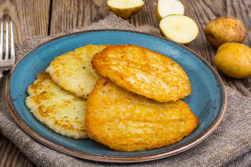 Fried potato pancakes