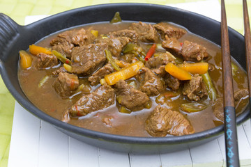 sauté de boeuf sauce soja
