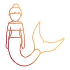 cute mermaid icon image