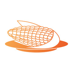 corn fresh isolated icon vector illustration design