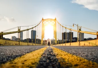 Fototapeten 10th Street Bridge Pittsburgh Pennsylvania © Jack