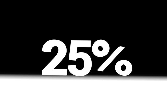 text of the discount falls and jumps