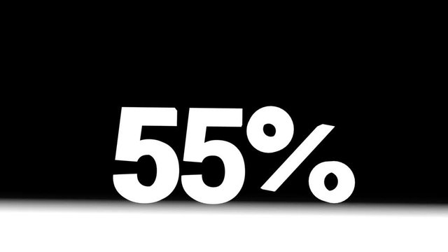 text of the discount falls and jumps