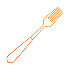 fork cutlery tool icon vector illustration design