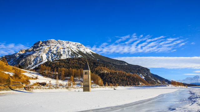 Reschensee am Reschenpass