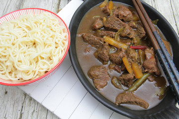 sauté de boeuf sauce soja