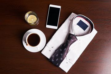 Set of mans fashion and accessories