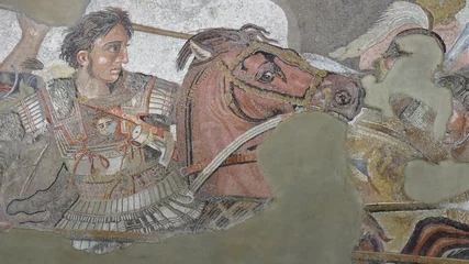 Acrylic prints Historic building Alexander the Great versus Darius