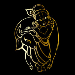 Hindu God Krishna.