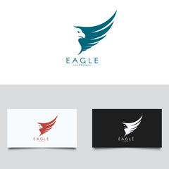 Obraz premium Eagle Logo. Three color versions 