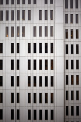 Full frame of the exterior of a corporate building