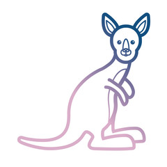 cartoon kangaroo icon