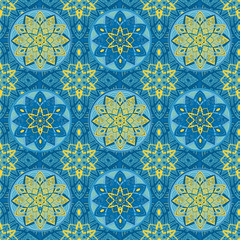 seamless floral ornament