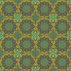 seamless floral ornament