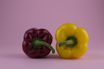 yellow and red pepper