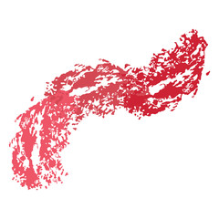 make up blush smear strokes