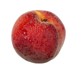 Fototapeta premium red peach isolated on white