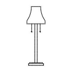 classic floor lamp icon vector illustration graphic design