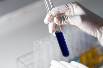 Background of Experiment chemical in the laboratory.	