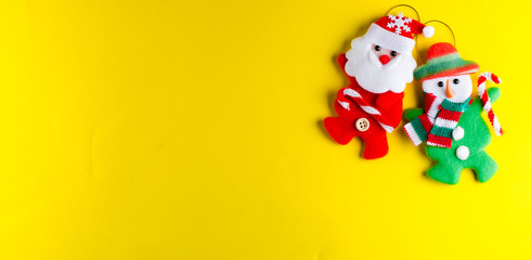 Fototapeta na wymiar christmas background, christmas toys