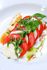 Mozzarella Cheese and  Salad