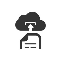 Cloud File Upload Icon