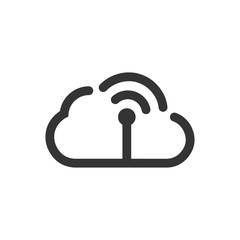  Cloud WiFi Icon 