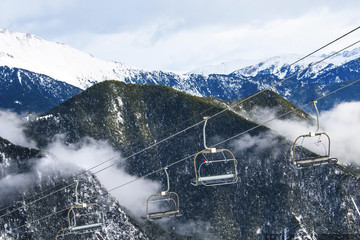 mountain ski lift